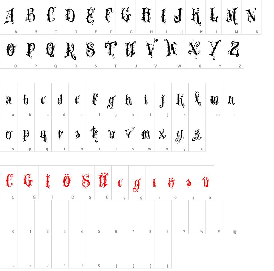 VTKS Dear Love font